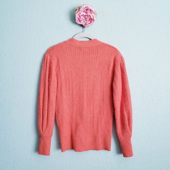 Cupcake Clothing Cable Fuzzy Cardigan Set - Picture 11 of 11